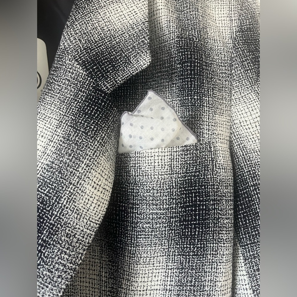 🌸 VINTAGE 70s NWT Jones New York Navy Blazer - Picture 9 of 10